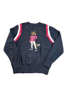 Akoo 2XL Embroidered %100 Cotton  Fox Rare Streetwear Vintage y2k